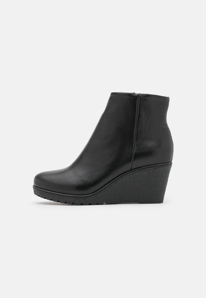 Bottes D'hiver Anna Field D'hiver Wedge Zip UP Noir Femme | NBU-9904011